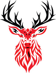 deer head vector illustration