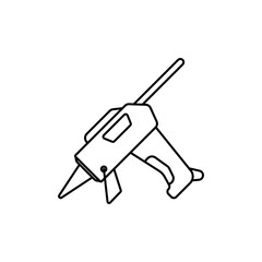 Glue Gun Outline, DIY Project Tool