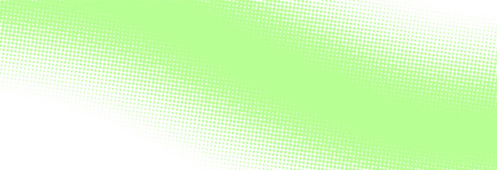 Modern green on white pop art background with halftone dots design in comic style, vector illustration EPS10
