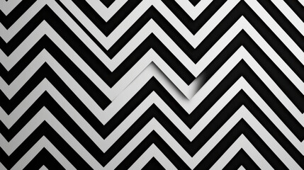 Zigzag monochrome pattern with optical illusion effect