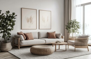 Modern Minimalist Living Room Interior Design