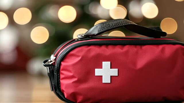 First Aid Kit with CPR Instructions for Emergency Preparedness