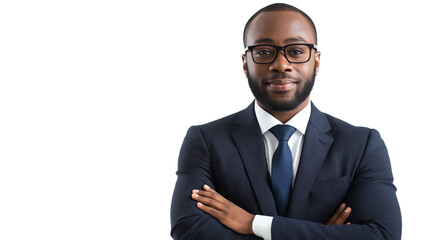 Mortgage advisor, professional yet friendly, smart formal wear, engaging business environment, clean background, isolated PNG