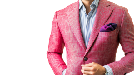 Luxury property consultant, stylish modern attire, bright and warm expression, isolated PNG