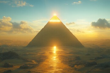 The great pyramids of the golden age were built from smooth materials.