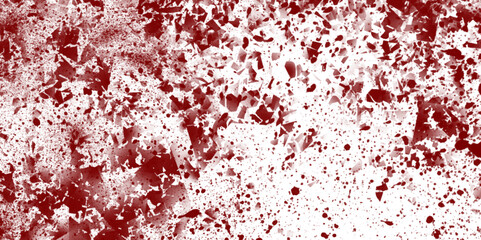 Artistic dirty grunge abstract spot vector Illustration monochrome drip splash messy isolated on various blood splatters, grunge dispersion paint and brush strokes modern red textures and background.