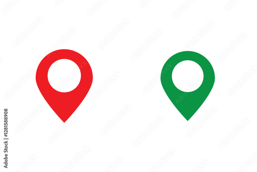 Canvas Prints new location map icons. location marker. location pin