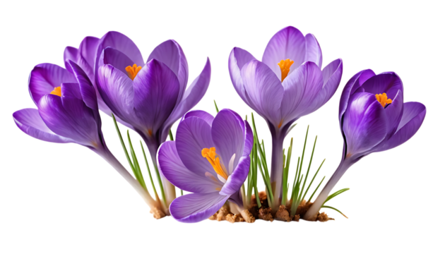 Purple crocus png