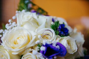 Wedding Rings and Flowers – Symbols of Eternal Love