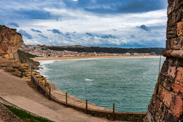 Panoramic View of Nazaré, Portugal