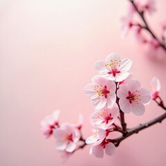 Fototapeta premium pink cherry blossom