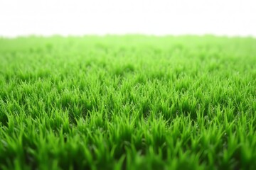 Fototapeta premium Lush Green Grass Close-Up for Lawn Care and Landscaping