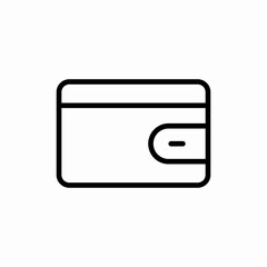 Obraz premium Wallet payment method icon vector sign