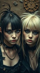 Fototapeta premium two girls