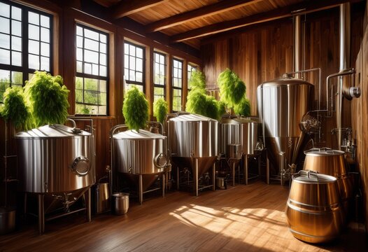 detailed guide craft beer brewing process ingredients displayed including brewing equipment, ale, barley, beverage, carbonation, fermentation, flavor