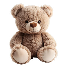 Obraz premium [Transparent Background PNG]Adorable Brown Teddy Bear Plush Toy