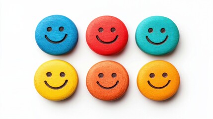 Colorful Smiley Faces for Cheerful Decor