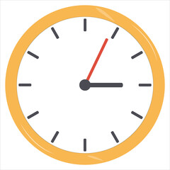 wall clock vector illustration