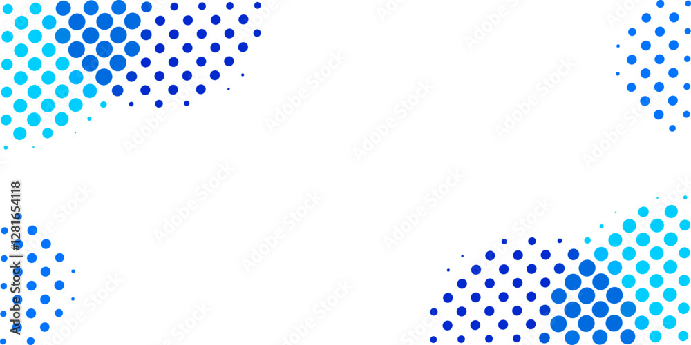 Poster vector background design with halftone effect. abstract gradient round dots.