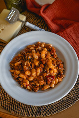 homemade recipe for chickpea casserole with eggs
