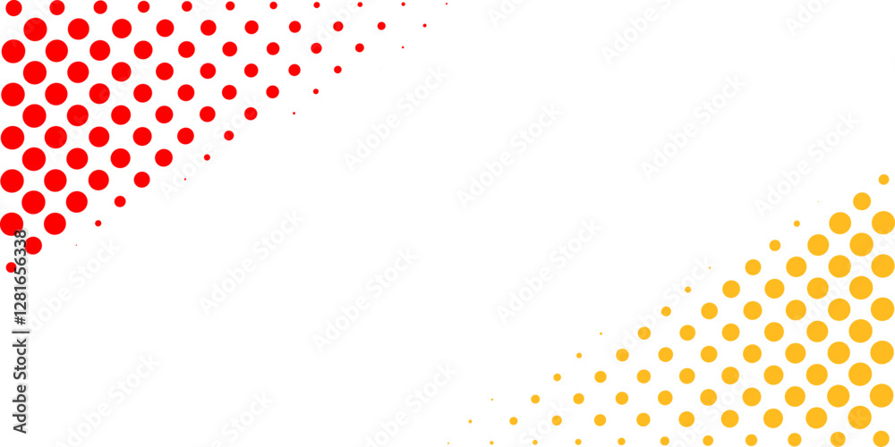 Poster vector background design with halftone effect. abstract gradient round dots.
