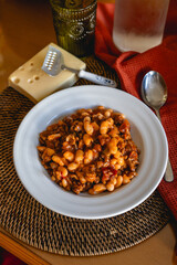 homemade recipe for chickpea casserole with eggs
