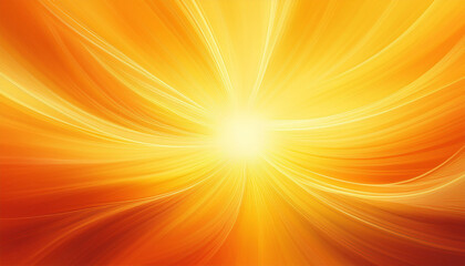 Obraz premium abstract summer background shiny hot sun lights horizontal banner illustration with yellow and orange vibrant color tones
