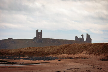 Embleton Bay, with Dunstanburgh Castle, landscape shots including long exposure images. 
