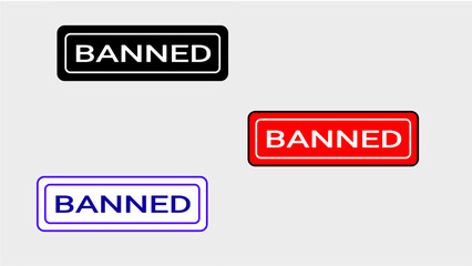 Fototapeta premium banned labels