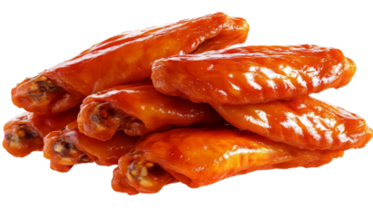 [Transparent Background PNG]Delicious Fried Chicken Wings Ready to Eat