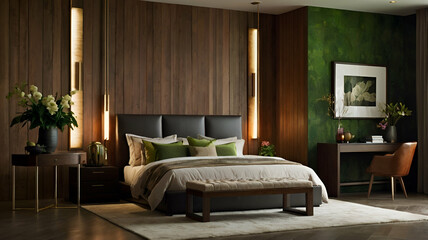 interior of a hotel room