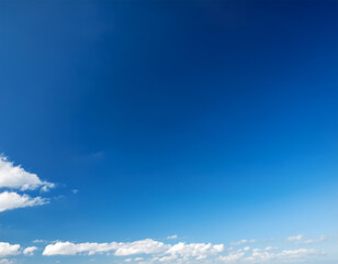 Fototapeta premium clear cloudless bright blue sky in sunny day