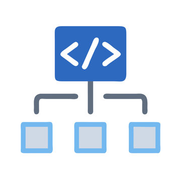 Computer Coding Brackets &ndash; Vector Icon Illustrations for Programming and Development.