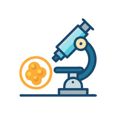 Microscope and Petri Dish – Scientific Vector Illustration for Research and Education.