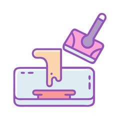 Resin Art: Mold & Pouring Epoxy - Creative Crafting vector icon