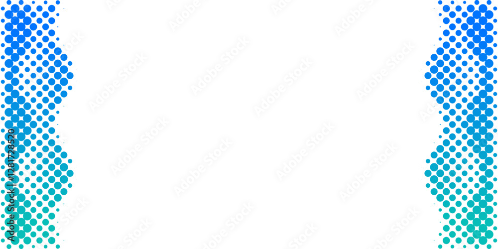 Poster background vector design with halftone effect. abstract gradient round dots.