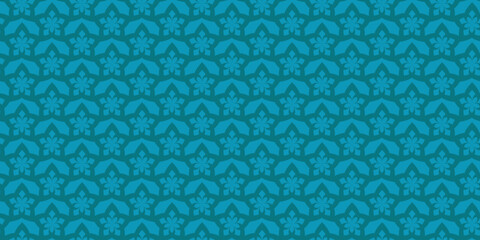Print Blue green color Elegant Trendy Geometric floral seamless patterns background graphic ornaments Vector tile pattern, Lisbon Arabic Floral Mosaic, floral pattern for wallpaper, fabric, textile.