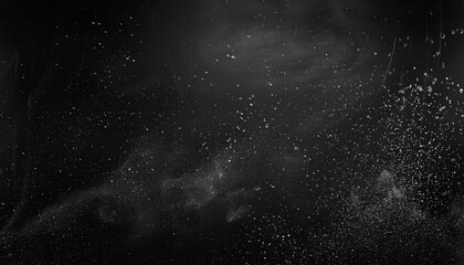 Black Dust Grunge Distressed Noise Grain Overlay Texture Background