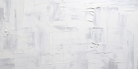 Abstract white paint brush stroke texture background wallpaper. Contemporary art painting, textured neutral color backdrop with copy space