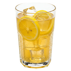 Refreshing Iced Lemon Tea Drink