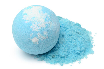 Aromatic bath bomb with bath salt