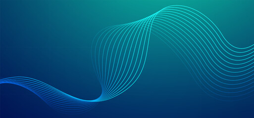 Green blue gradient technology digital speed connect background, abstract cyber nano information communication, innovation future tech data, internet network connection, Ai big data line illustration