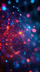 Visualize vibrant concept art, inclusive network, financial tech, innovate globally