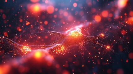 The flickering technological light of the nebula