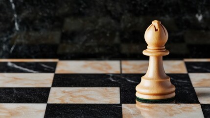 Chess strategy in action game board still life indoor close-up focused concept