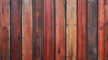 Fototapeta premium Cherry hardwood wall with reddish hue texture for rustic design and interior decoration