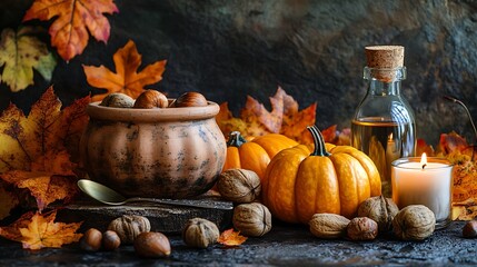 Autumn harvest still life (1)