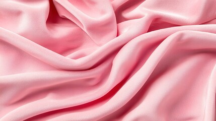 Obraz premium Soft plush velvet texture in blush pink, perfect for a romantic setting: A delicate and luxurious velvet surface in a soft blush pink hue, with gentle folds and shadows, exuding warmth and romance,