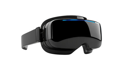 Fototapeta premium Experience virtual reality with the headset, immersive gaming and interactive worlds