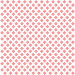 Pink and white checkered pattern.